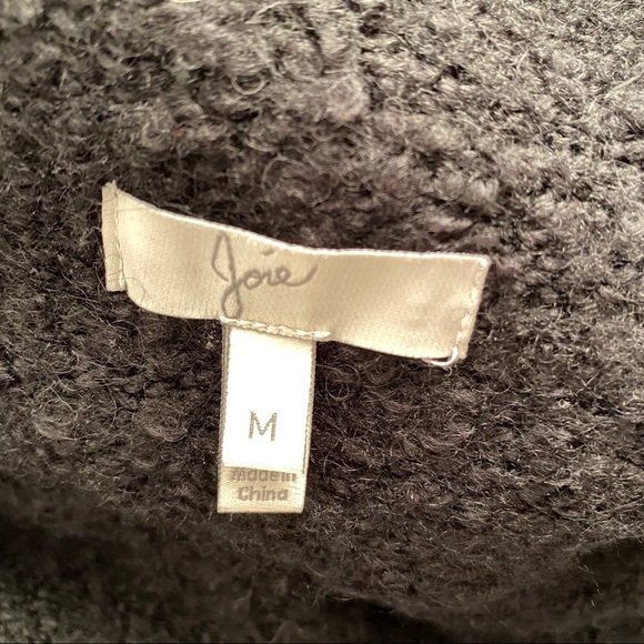 Joie Vangeline black boucle open cardigan M - Picture 4 of 7